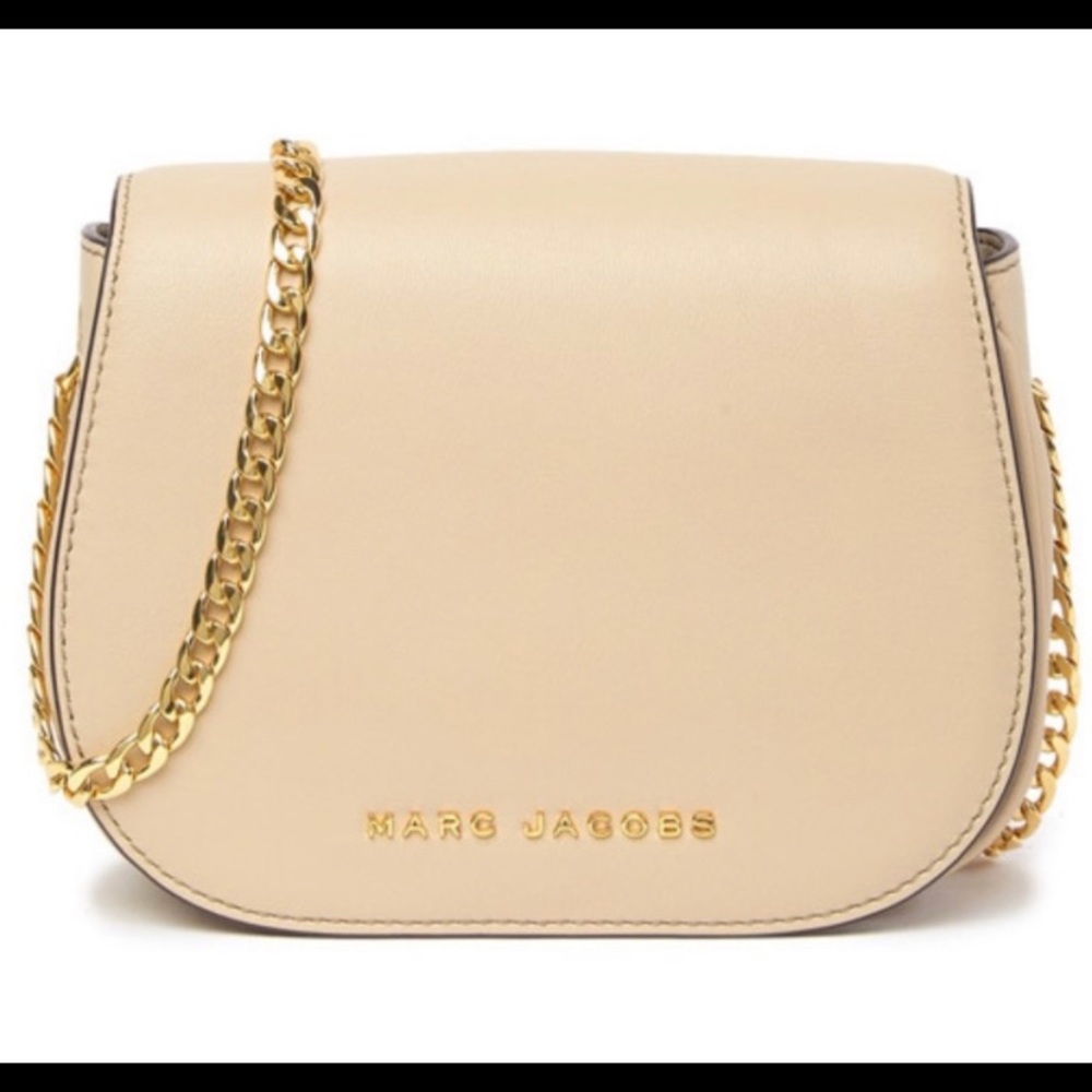 Marc Jacobs Leather Crossbody Antique Beige